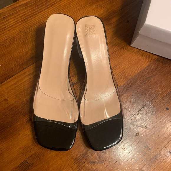 new transparent heel and square toe - Picture 4 of 9